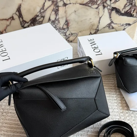 Loewe Puzzle Edge Bag Siyah Crossbody