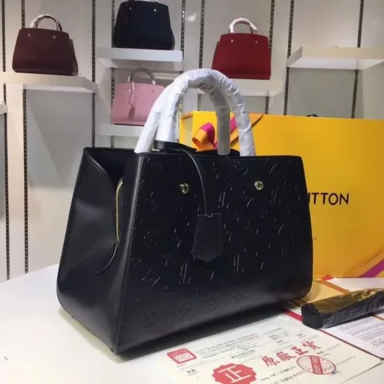 Louis Vuitton Montaigne Чёрный Верхняя ручка
