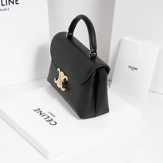 Celine Triomphe Noir Anse supérieure