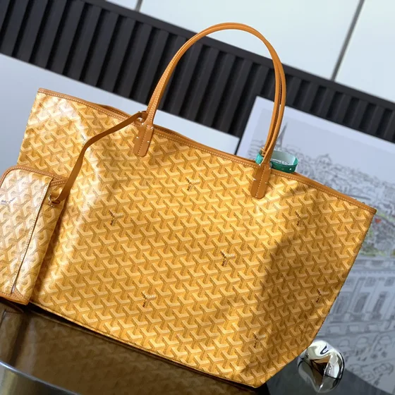 Goyard Saint Louis Tote Kuning Tote Bag