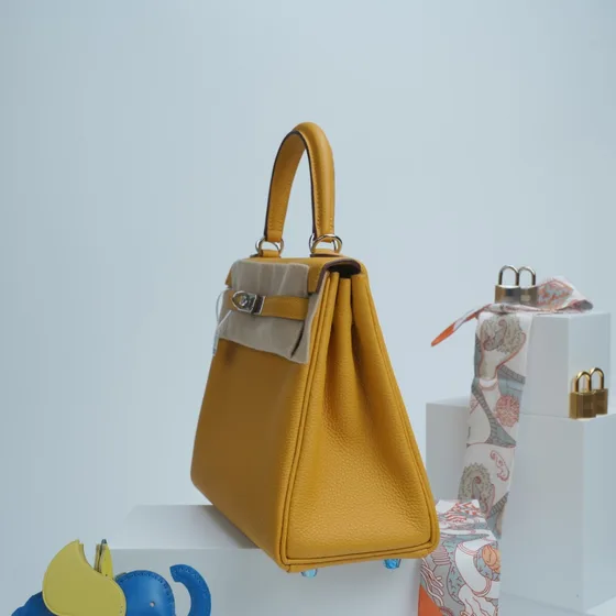 Hermes Kelly 25 Vàng 25cm Top Handle