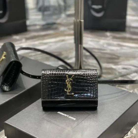 YSL Cassandre Belt Bag Black Belt Bag