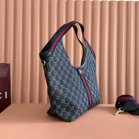 Gucci Ophidia Gg Large Hobo Bag Noir Hobo