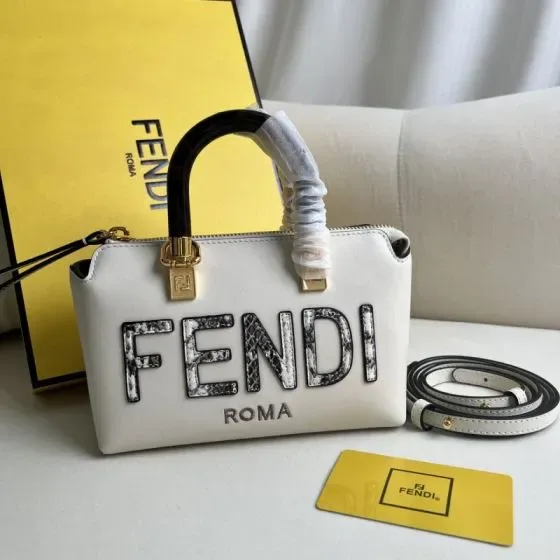 Fendi By The Way Mini White Top Handle
