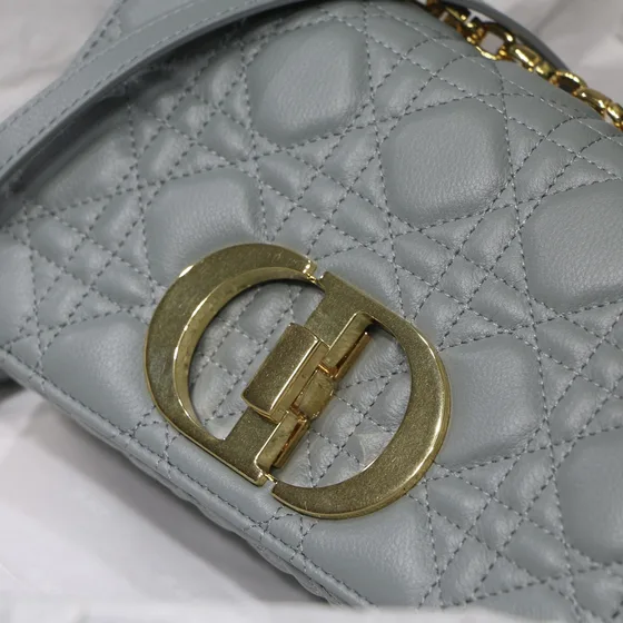 Dior Caro Light Gray Crossbody