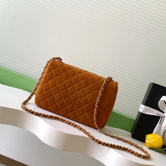 Chanel Classic Flap Caramel Marron Sac à rabat