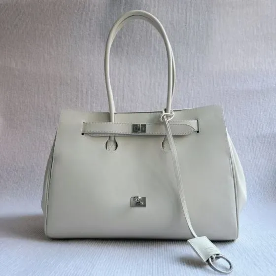 Balenciaga Shoulder Birkin White Shoulder Bag