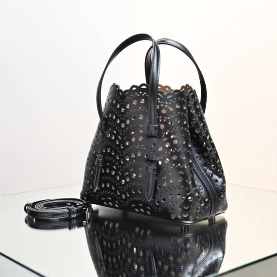 Burberry Le Corset Mini Tote Black Top Handle