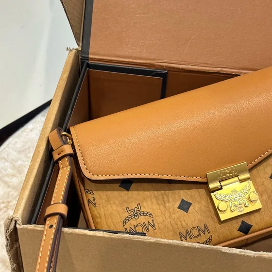MCM Millie Crossbody Bag Cognac Crossbody