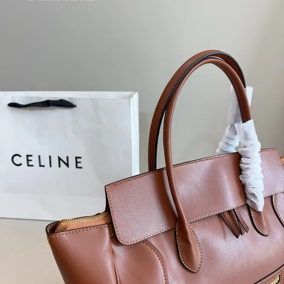 Celine Tie Tote Coklat Tote Bag