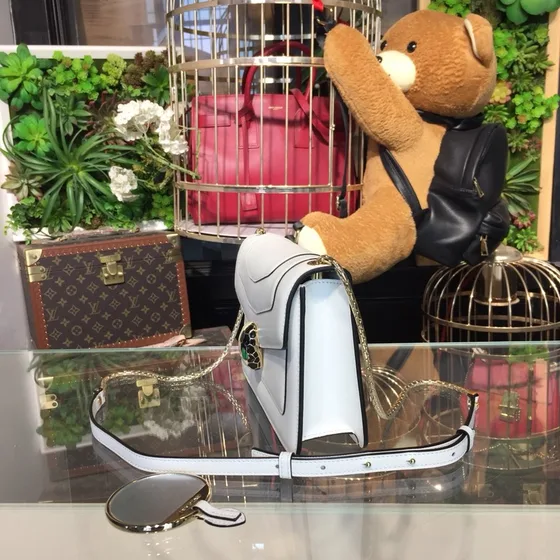 Bvlgari Serpenti Forever أبيض Crossbody