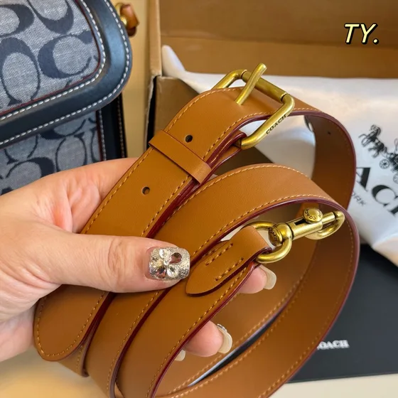 Coach Tabby 26 In Signature Chambray Denim Azul 26*15*7.5 Bolso bandolera