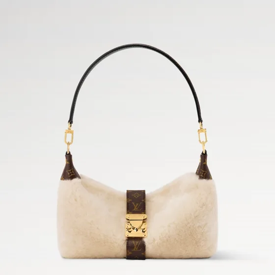 Louis Vuitton Speedy Creme Skuldertaske