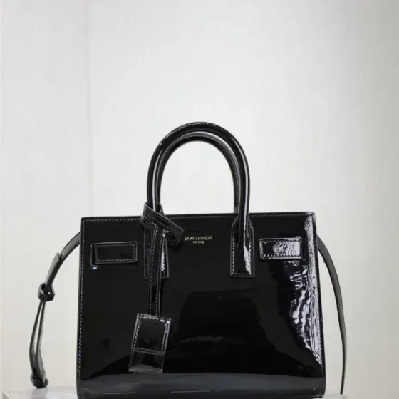 YSL Sac De Jour Nano Black Top Handle