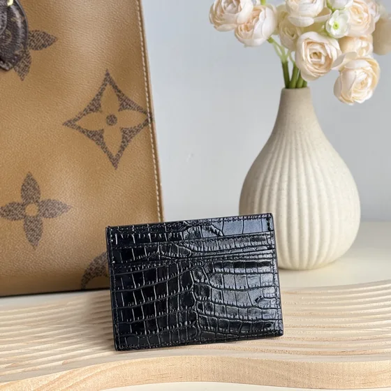 YSL Cassandre Card Holder Black Card Holder