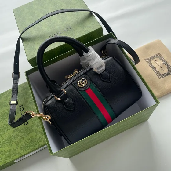 Gucci Ophidia Mini Bovenhandgreep Bag Zwart Bovenhandgreep