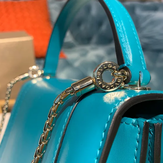 Bvlgari Serpenti Forever Turquoise Schultertasche