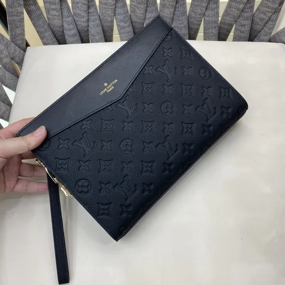 Louis Vuitton Pochette Jour Zwart 26cm Etui