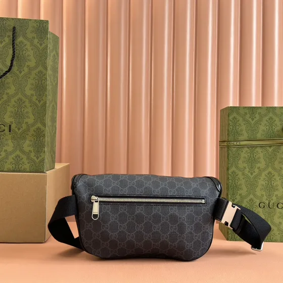 Gucci Gg Canvas Belt Bag Black Belt Bag
