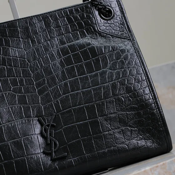 YSL Niki Shopping Tote Preto Bolsa tote