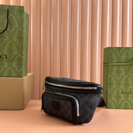 Gucci Gg Парусина Belt Bag Чёрный Belt Bag
