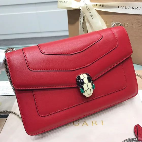 Bvlgari Serpenti Forever Rouge Crossbody