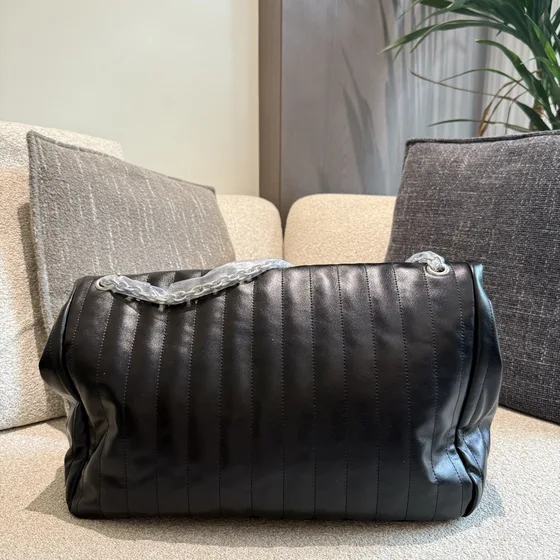 Balenciaga Monaco Medium Chain Bag Đen Shoulder Bag