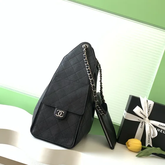 Chanel 25 Bag Black Shoulder Bag