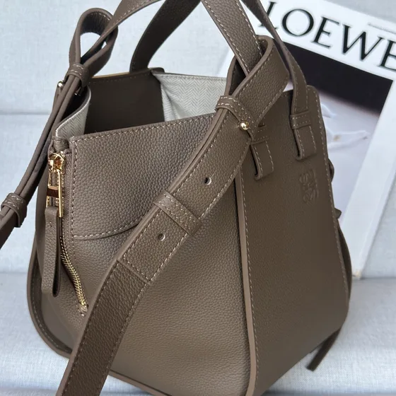Loewe Hammock Bag Taupe Top Handle
