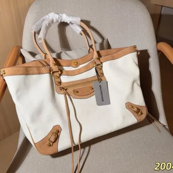 Balenciaga City Tote White Tote Bag