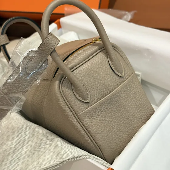 Hermes Lindy Gris Asphalte Schultertasche