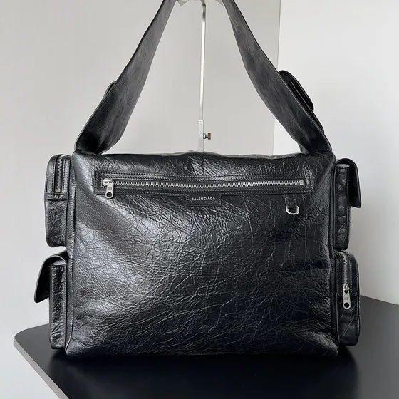 Balenciaga Superbusy Large Sling Bag Black Shoulder Bag