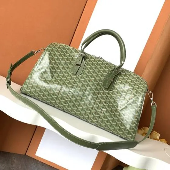 Goyard สีเขียว travel สีเขียว Goyardine