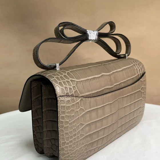 Hermes Constance Taupe Crossbody