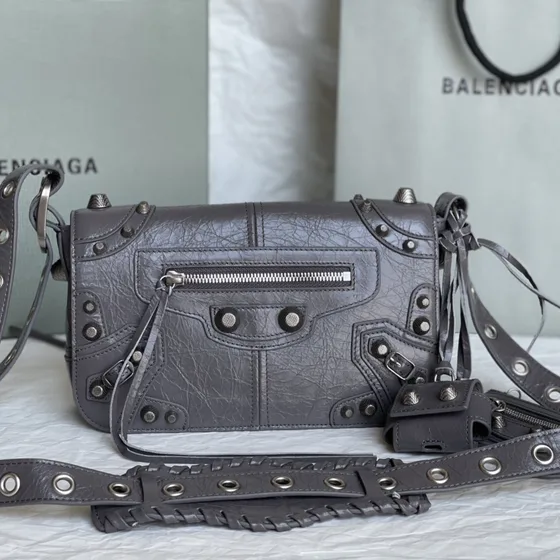 Balenciaga Le Cagole Crossbody Bag Grey Crossbody