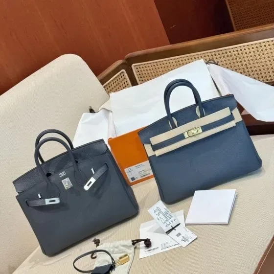 Hermes Birkin Dark Blue Top Handle