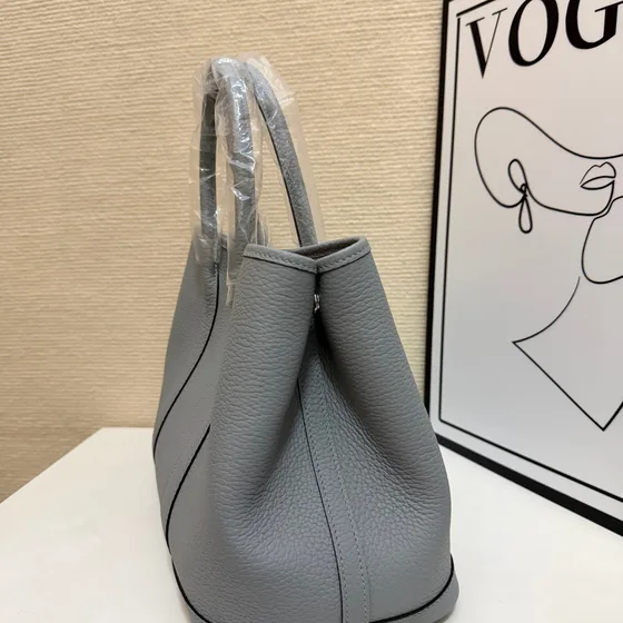 Hermes Garden Party Light Biru Tote Bag