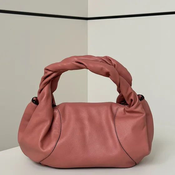Fendi Fendigraphy Hobo Merah jambu Top Handle