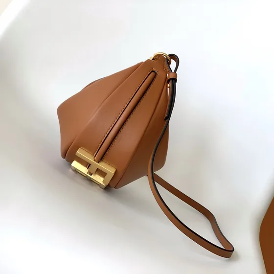 Fendi Fendigraphy Mini Brun Hobo