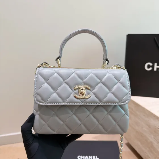 Chanel Trendy Cc وردي Top Handle