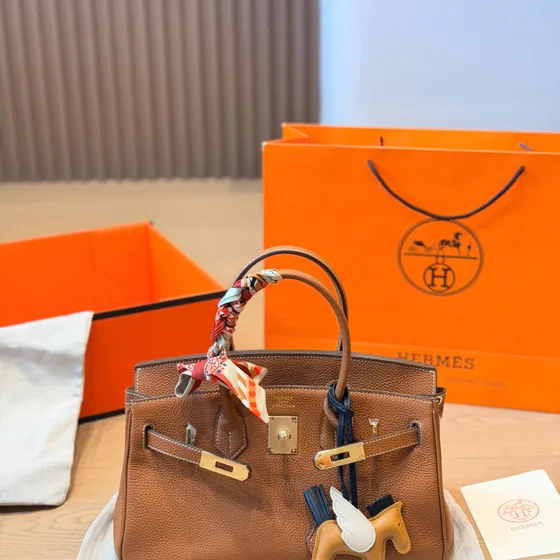 Hermes Kelly Marron Anse supérieure