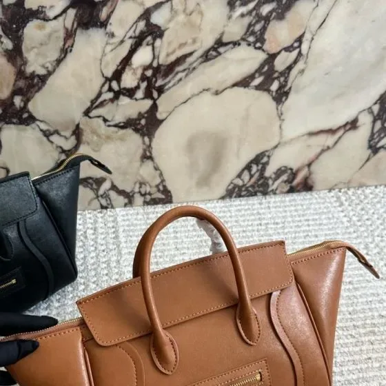 Celine Luggage Tote Brown Tote Bag