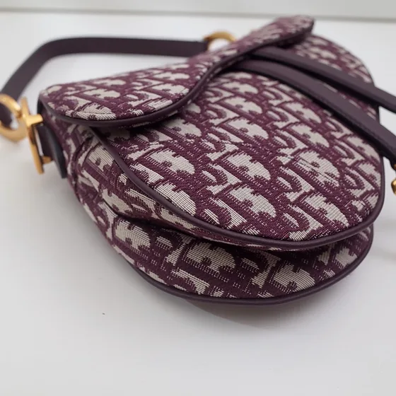 Dior Saddle Bag Bordeaux Sac épaule