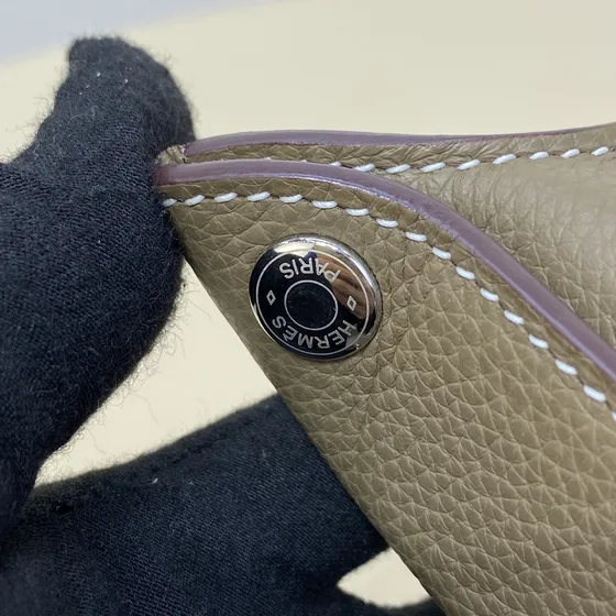 Hermes Videpoches Etoupe Серый Crossbody