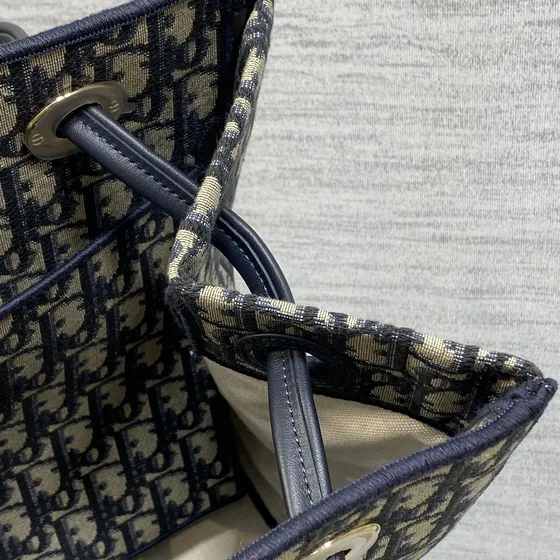 Dior Dior Oblique Tote Marineblå Blå/Beige Shoppertasketur